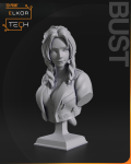 Popiersie Aerith Gainsborough z serii "Final Fantasy VII"