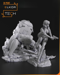 Motoko Kusanagi z Ghost in the Shell - Figurka Kolekcjonerska