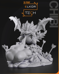 Rathalos z Monster Hunter World - Figurka Kolekcjonerska w Stylu Chibi