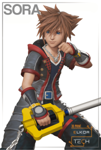 Sora z Kingdom Hearts - Figurka Kolekcjonerska