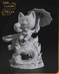 Turbo Granny Cat z DanDaDan – Figurka Kolekcjonerska w Stylu Miniaturowym