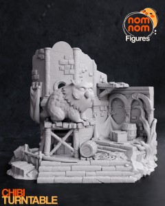 Figurka Owlbear z Baldurs Gate 3