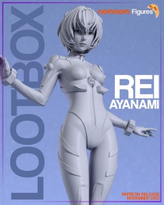 Figurka Rei z Neon Genesis Evangelion