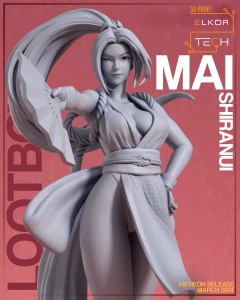 Figurka Mai Shiranui z serii gier "King of Fighters"