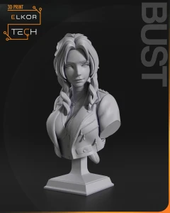 Popiersie Aerith Gainsborough z serii "Final Fantasy VII"