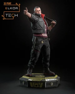 Jackie Welles z Cyberpunk 2077 - Figurka Kolekcjonerska