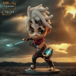 Chibi Ekko z Arcane - Figurka Kolekcjonerska League of Legends