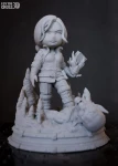 Mini figurka Triss z  Wiedźmina