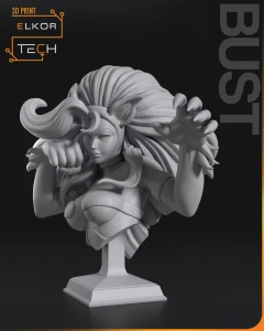 Popiersie Felicia Rosemary z Darkstalkers - Kocia Wojowniczka na Twoim Biurku!