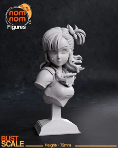 Popiersie Bulma z Dragon Ball 
