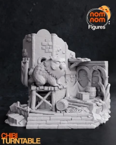 Figurka Owlbear z Baldurs Gate 3