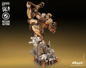 Figurka / Diorama Wolverine i Sabretooth X-Men Skala 1:6