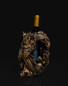 Chiński smok - stojak na wino