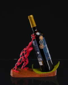 Stojak na wino - żabka 2